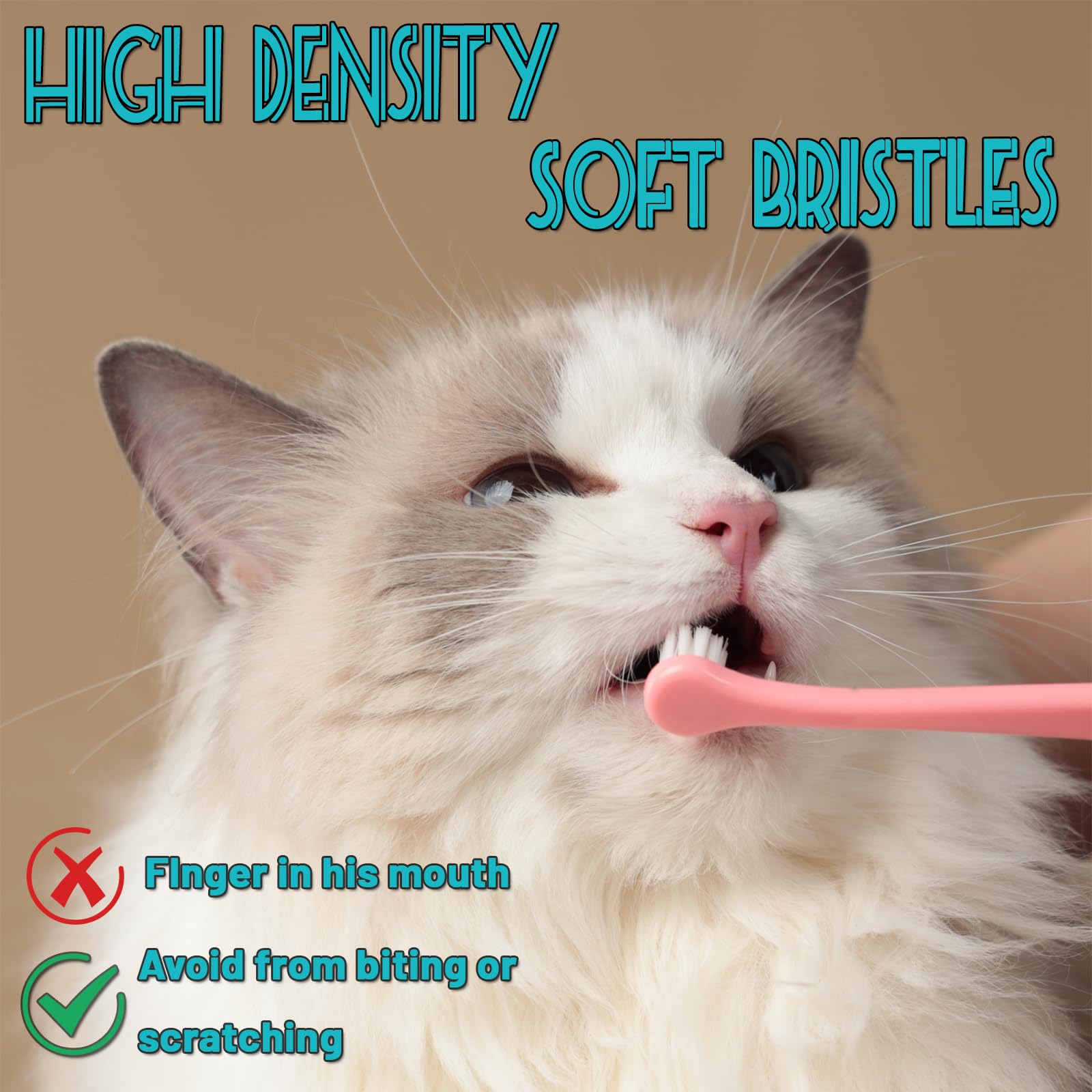 Ensemble EMST de 5 brosses pour chiens et chats.
