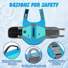 Boucles rapides et ajustement facile sur le gilet EMUST.
