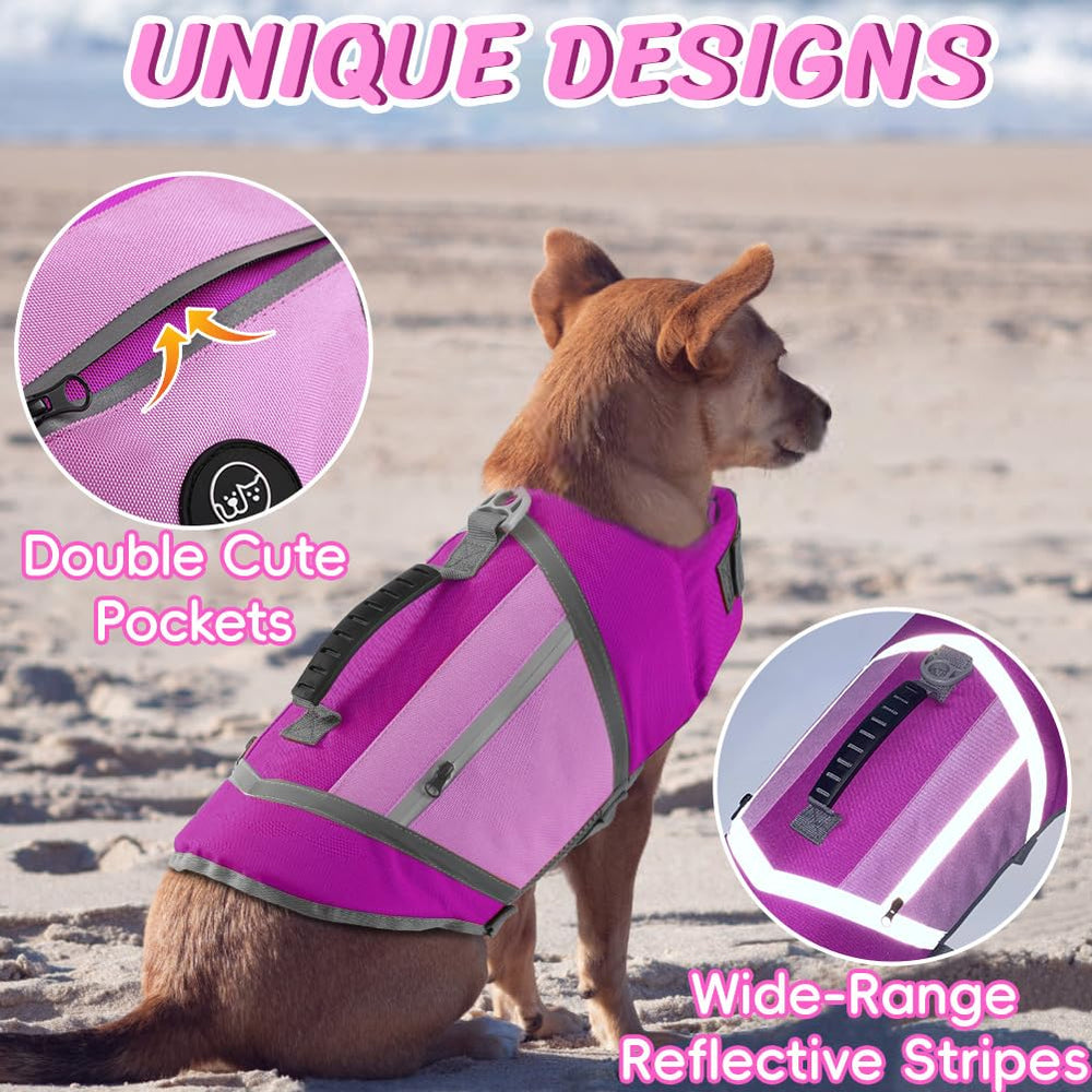 EMUST gilet flottaison chien – poches pratiques pour friandises et objets