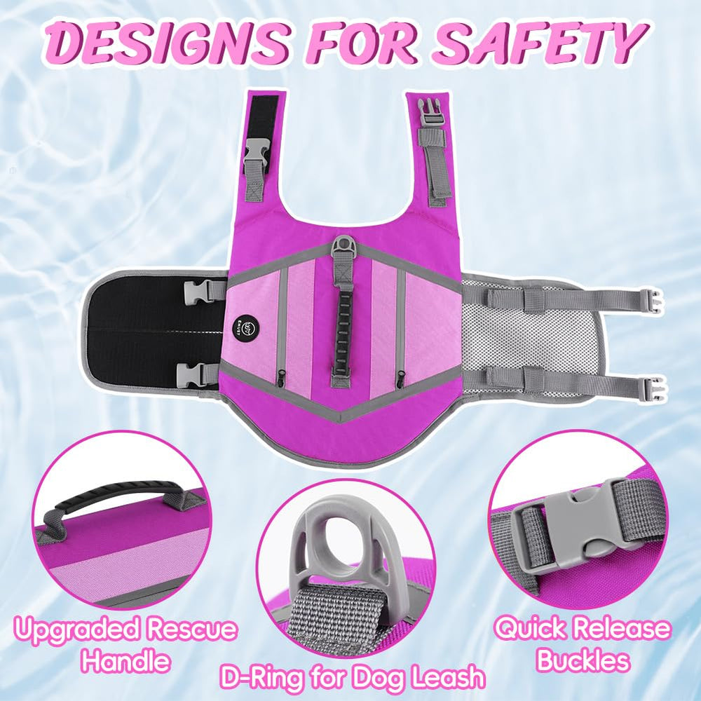 EMUST gilet flottaison chien – sangles ajustables pour un ajustement sûr