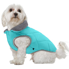 EMUST gilet puffer réversible gris, vue avant, apporte chaleur douillette à votre chien.