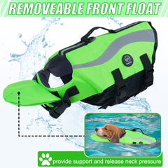 EMUST gilet sauvetage chien vue arrière, confort et maintien durable.