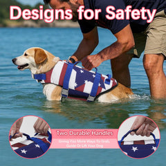 EMUST gilet sauvetage chien, bretelles ajustables pour un ajustement sûr.