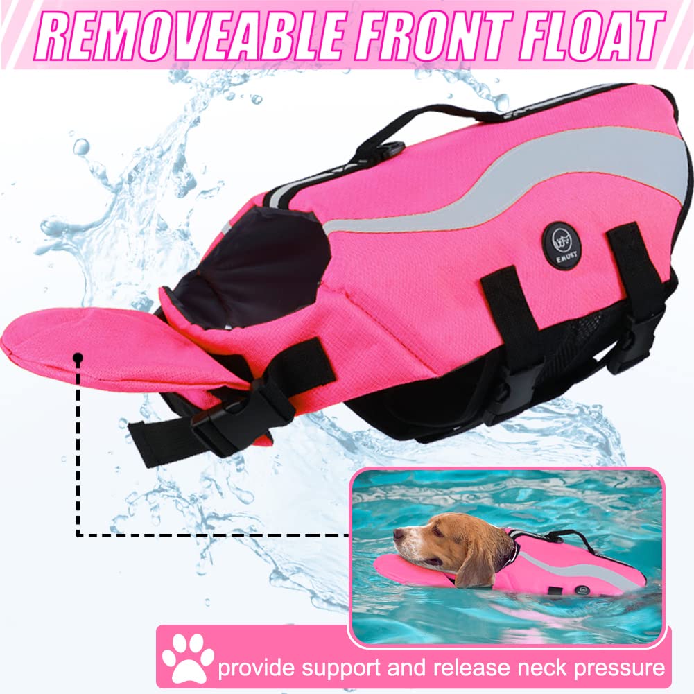 Gilet EMUST avec flotteur avant amovible pour chien, confort.