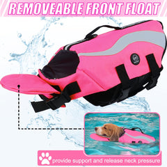 Gilet EMUST avec flotteur avant amovible pour chien, confort.