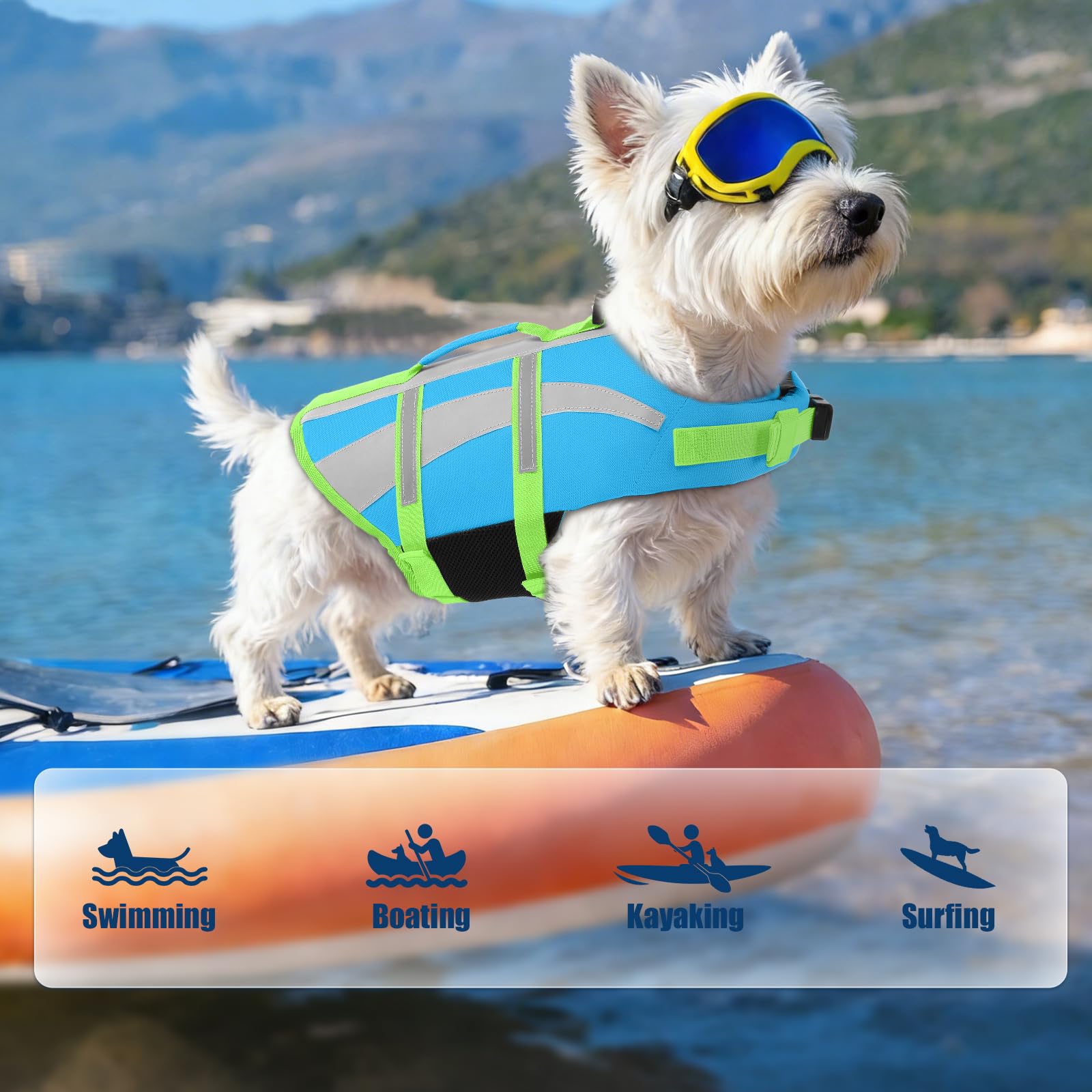 EMUST gilet sauvetage chien utilisation loisirs nautiques