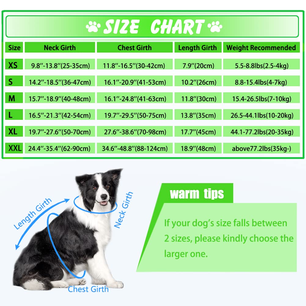 EMUST gilet sauvetage chien vert XL, anneau D robuste pour la laisse.