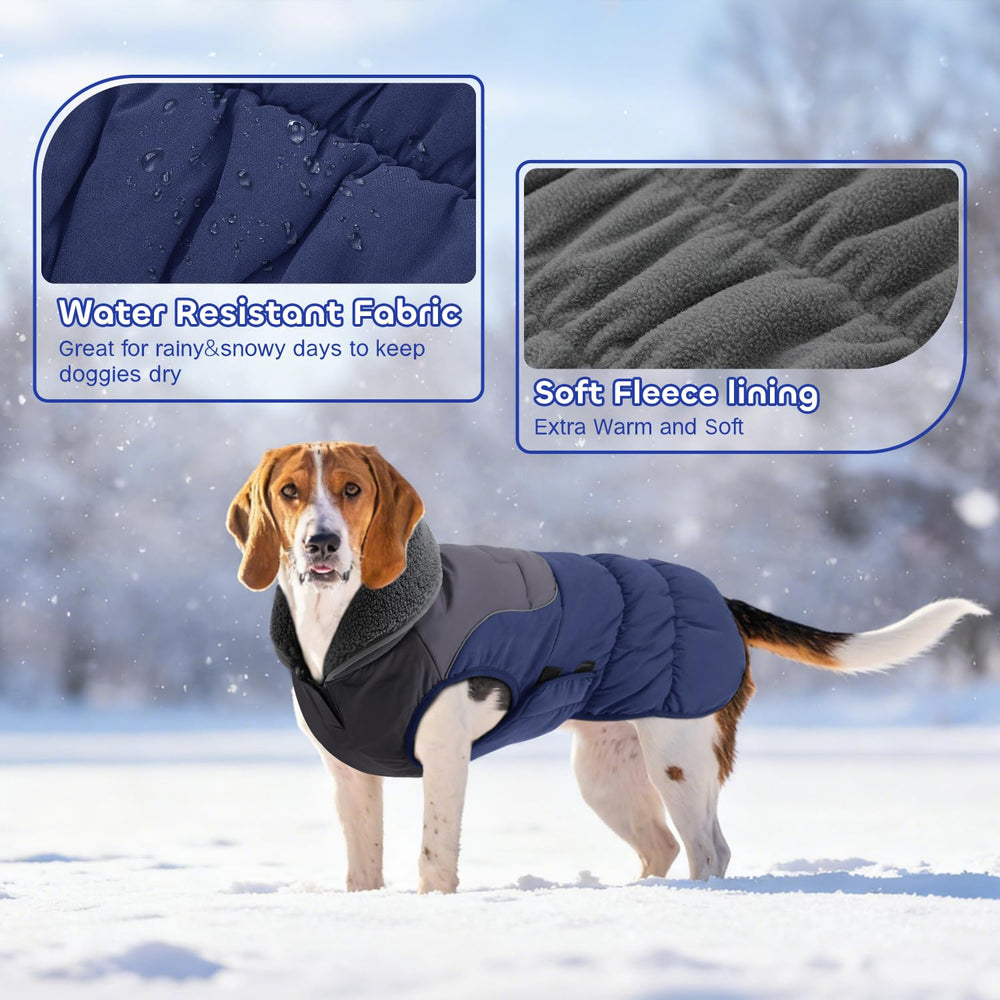 EMUST manteau chien avec fente pour laisse liberté de mouvement