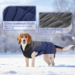 EMUST manteau chien avec fente pour laisse liberté de mouvement