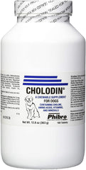 EnerCal Cholodin – bouteille de tablettes masticables pour chien, soutien cognitif et vitalité.