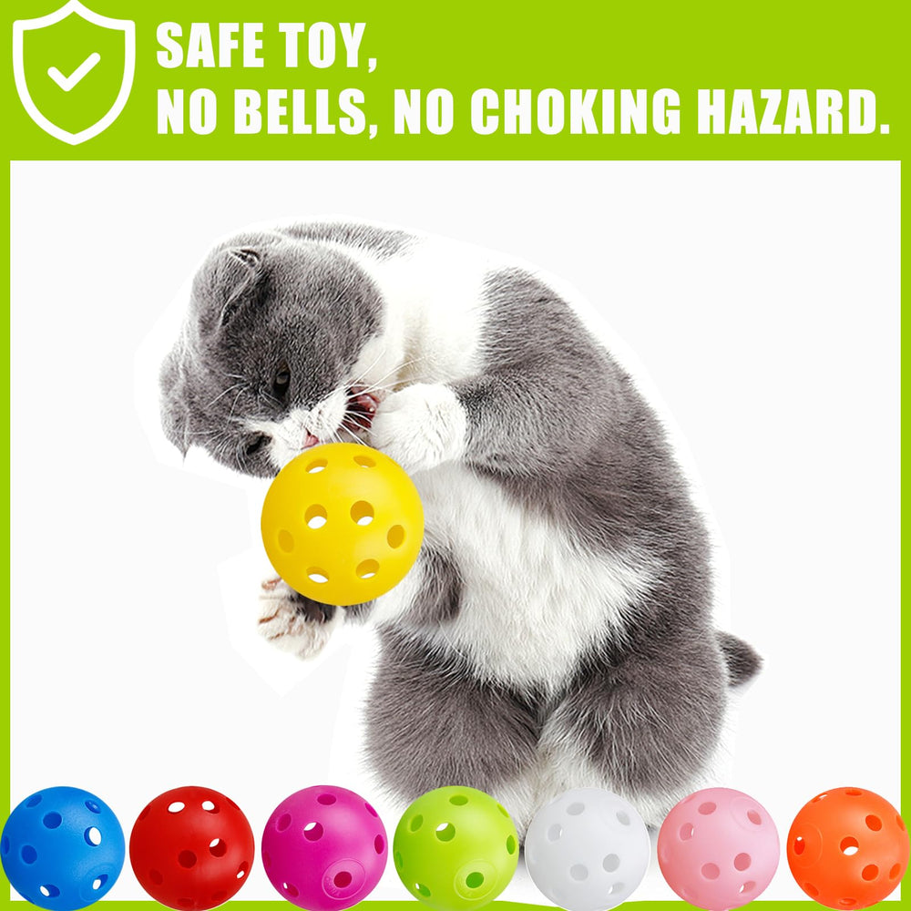 Balle ENERKEEN avec léger rebond, divertissement durable pour chats joueurs.