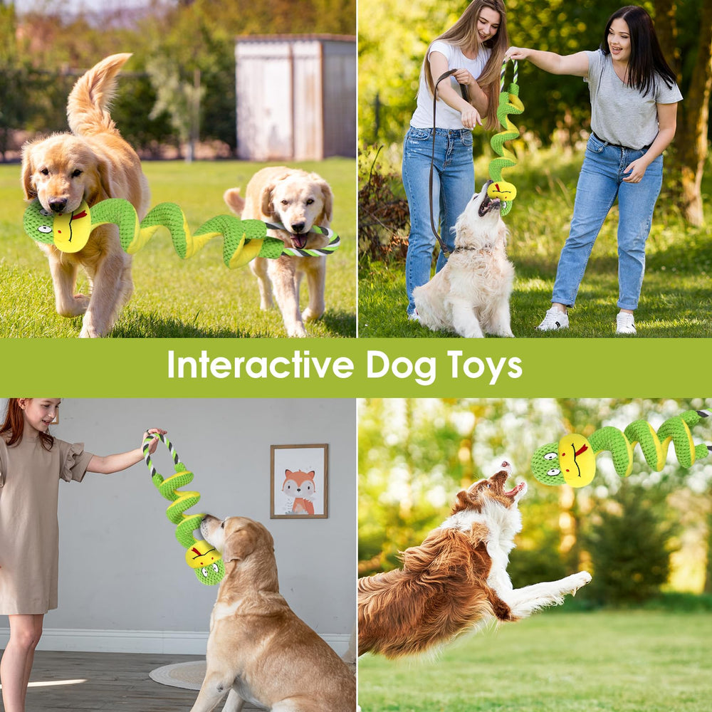 Eneston jouet corde-arc-en-ciel, visuel attrayant et durable pour tous les chiens.