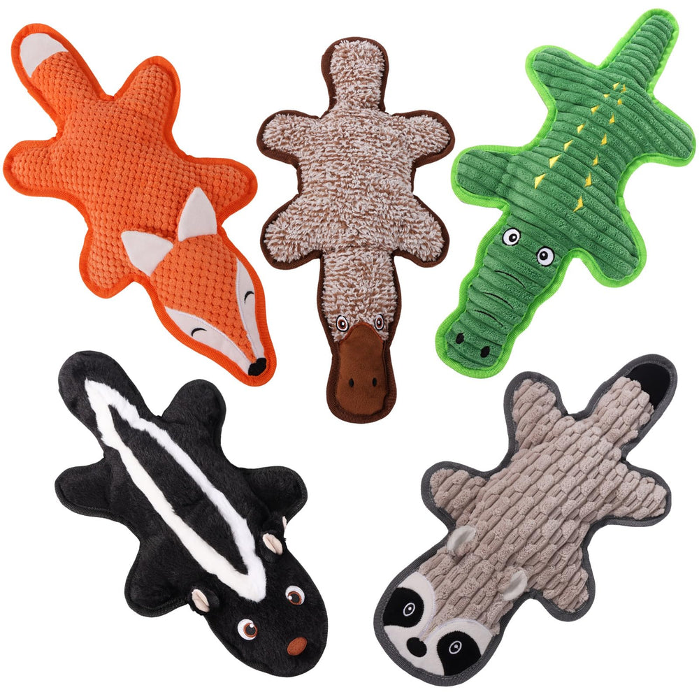 Eneston ornithorynque sans rembourrage, jouet durable pour chien actif.