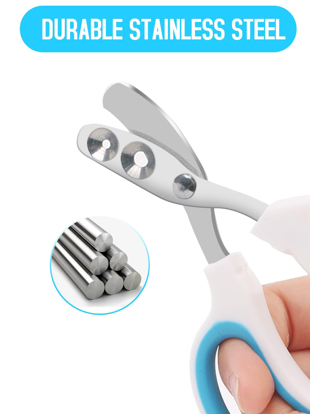 Engorgio coupe-ongles dragon barbu en acier inoxydable, outil fiable pour l'entretien.