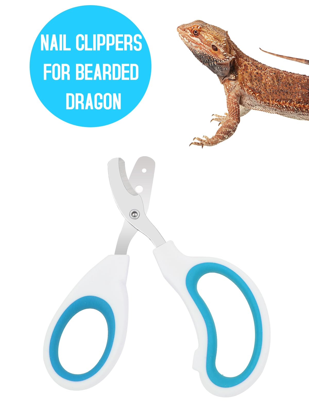 Engorgio coupe-ongles dragon barbu ergonomique, prise confortable et sûre.