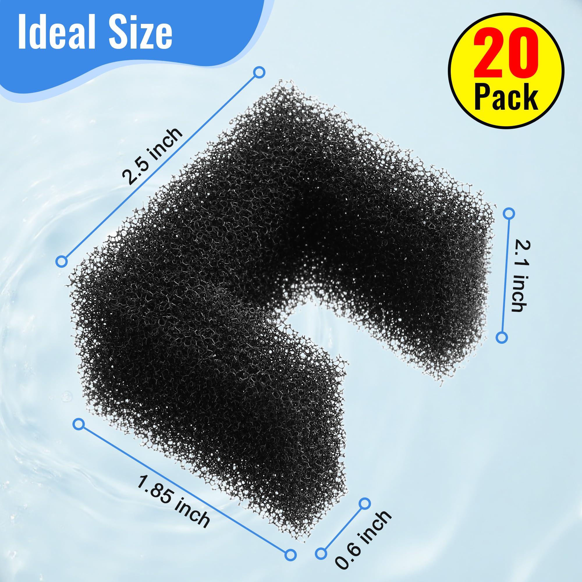 Remplacement recommandé toutes les 1 à 2 mois pour optimiser la filtration.