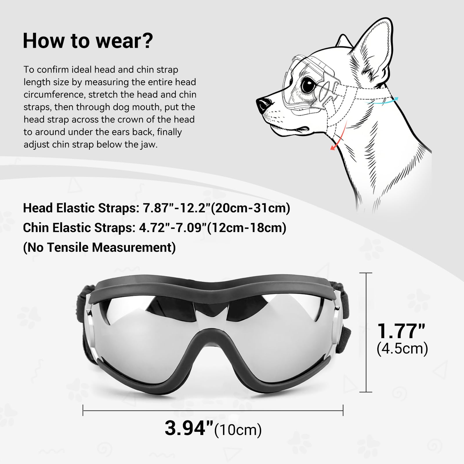 Enjoying lunettes chien design compact pour port discret en extérieur.