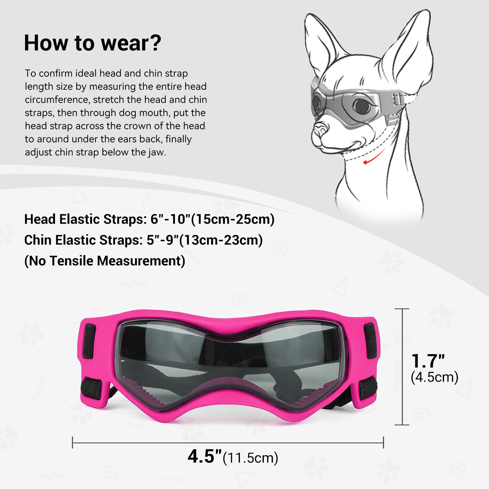 Lunettes Enjoying, sangles reglables pour un ajustement sûr et confortable.