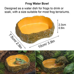 Enochainchin plat-nourriture-angle-grenouille : alimentation facile et optimisée
