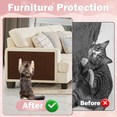 ENONCI protection-murs-anti-rayures-chat : protège murs et portes des griffes.