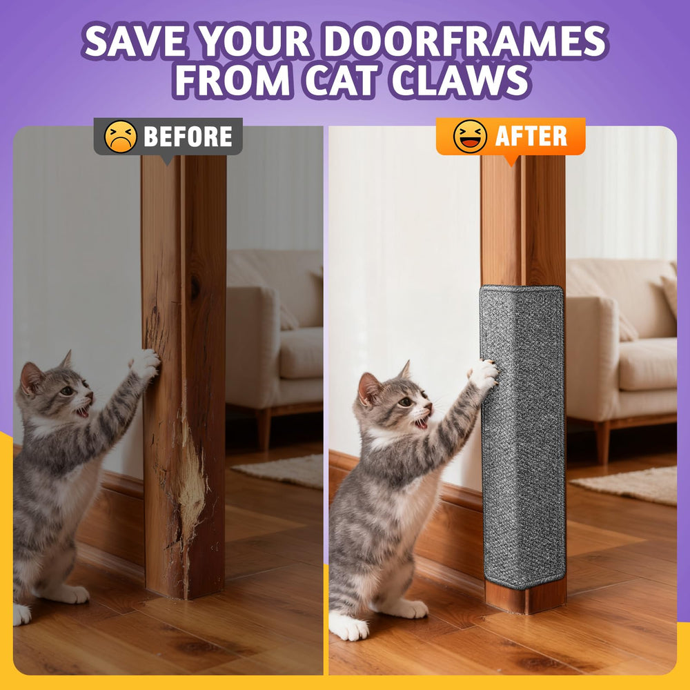ENONCI Surface griffage pour chat: bord épais et nettoyage facile.