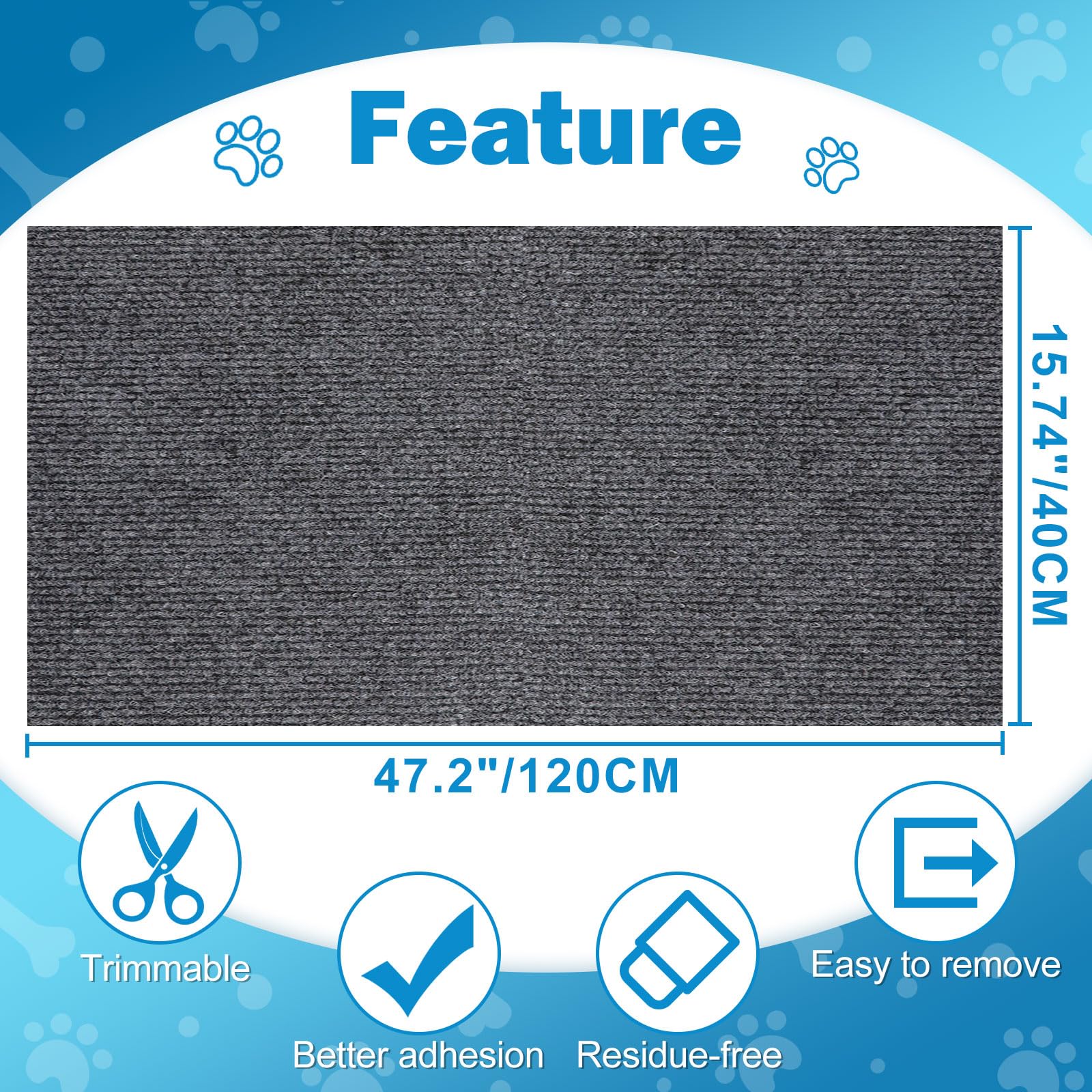 ENONCI Protège-tapis chat – economie et durabilite: solution durable pour votre foyer.
