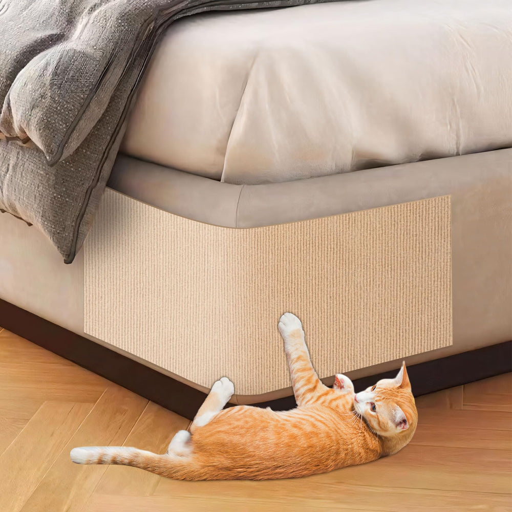 ENONCI Tapis Grattoir pour lit, protection durable contre les griffes.