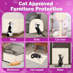 ENONCI Tapis griffage durable en feut qui résiste aux griffures.