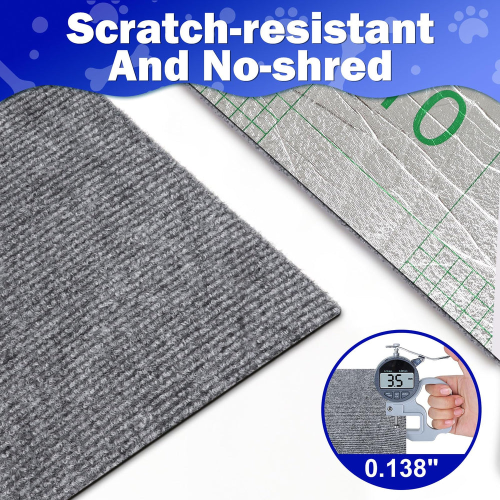 ENONCI tapis griffes chat feutre épais: surface résistante pour griffades.