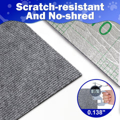 ENONCI tapis griffes chat feutre épais: surface résistante pour griffades.