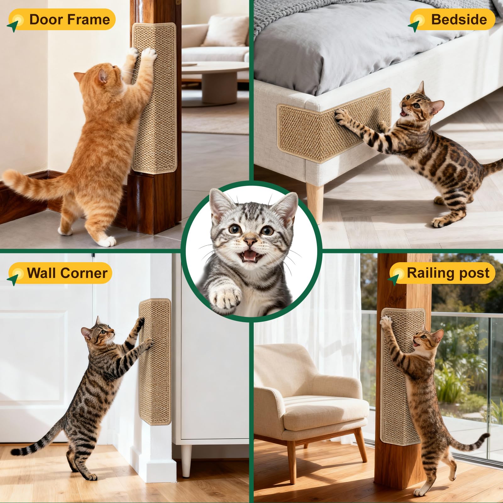 ENONCI usage polyvalent-chat, peut servir de tapis de jeu ou coin repos.