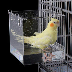 EnoYoo Baignoire pour oiseaux – Douche portable pratique pour cages et bains