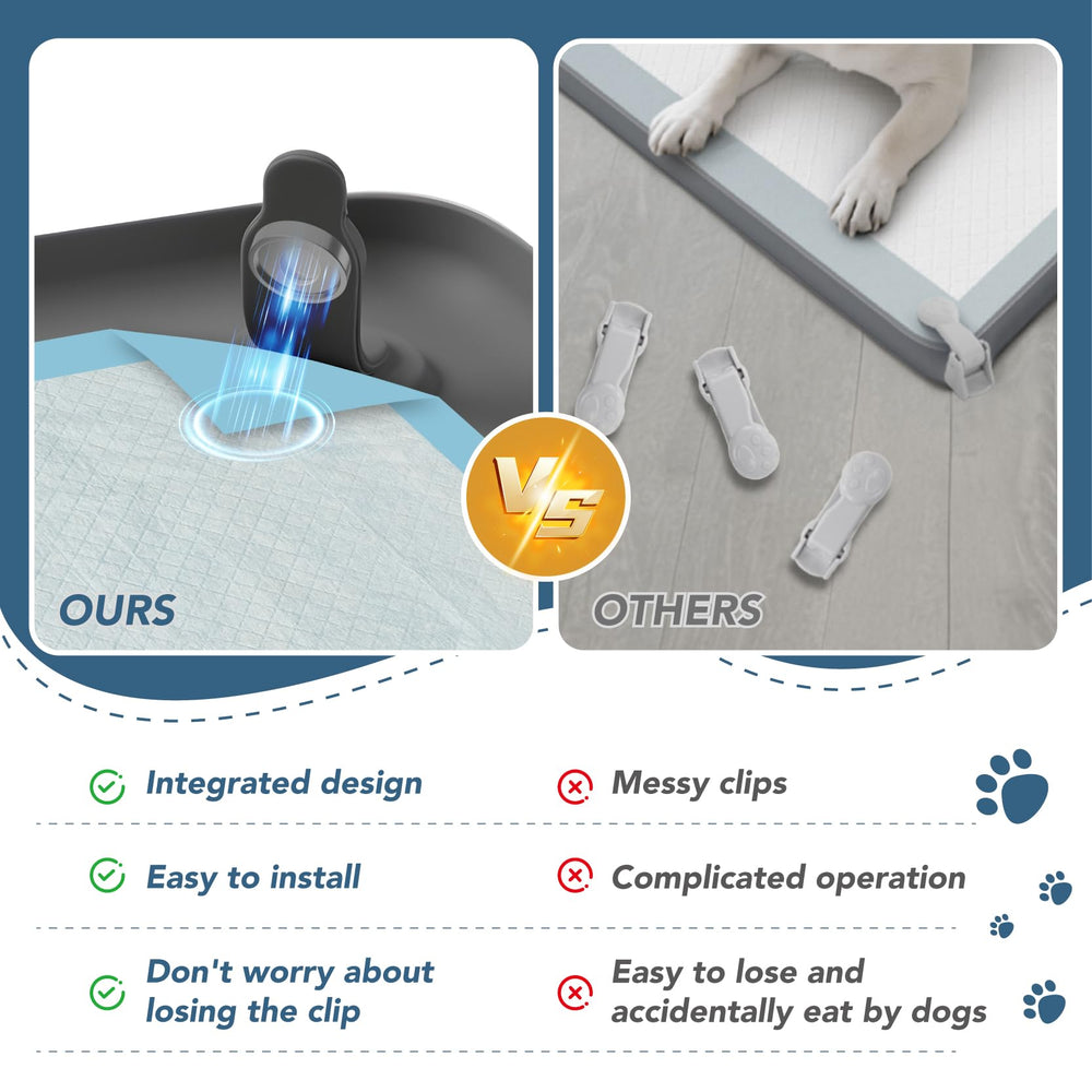 Enskatec tapis-pipi chien silicone imperméable pour surfaces propres