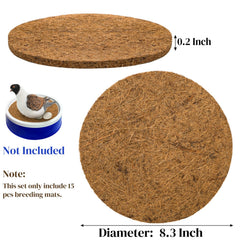 Eorbow: tapis nid 8,3x8,3 cm adapté bols standard.