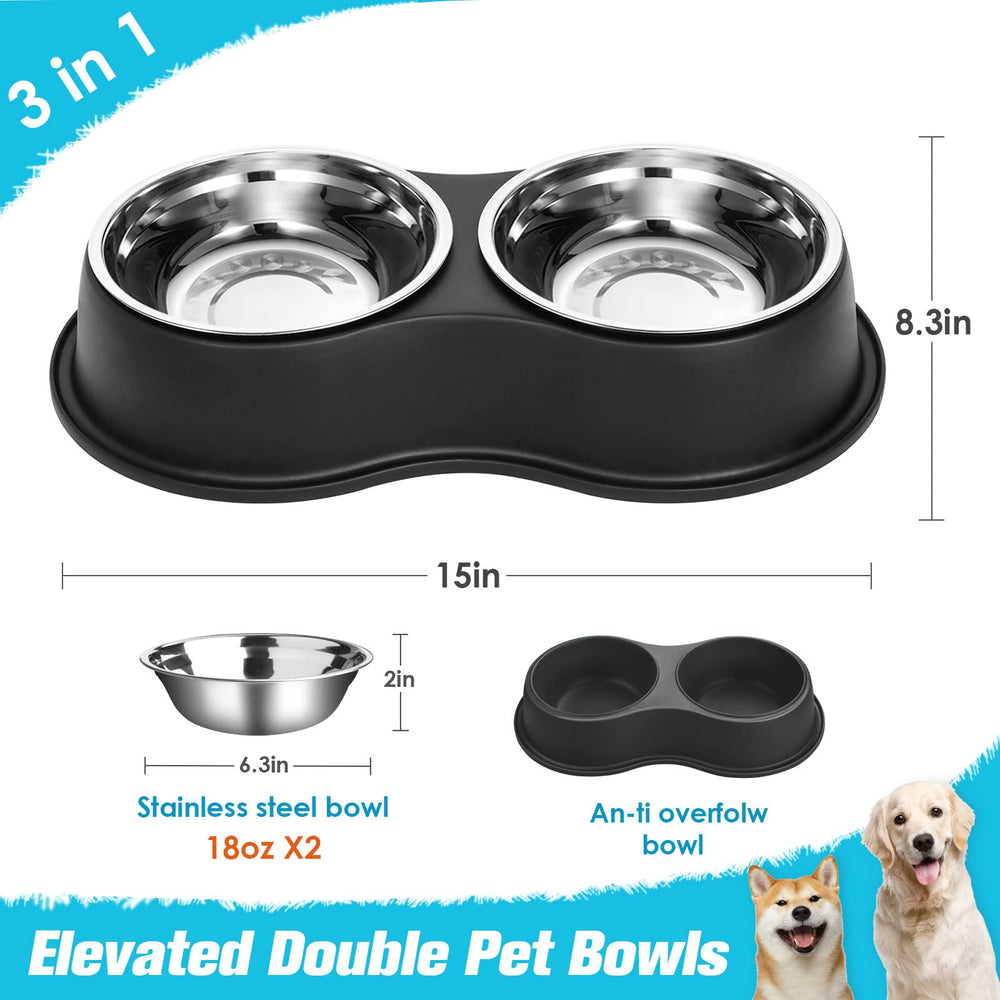 Support élevé en résine EpetsLove pour repas confortable