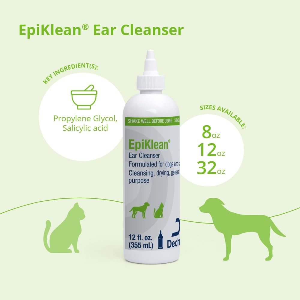 Application simple d'EpiKlean lors du nettoyage des oreilles.