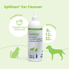 Étiquette EpiKlean sur la bouteille, produit prêt à l'emploi.