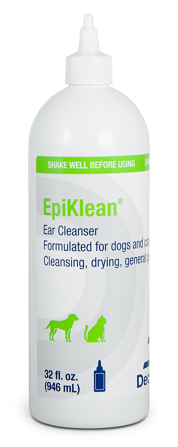 EpiKlean Nettoyant d'oreilles: flacon 32 oz prêt au nettoyage.