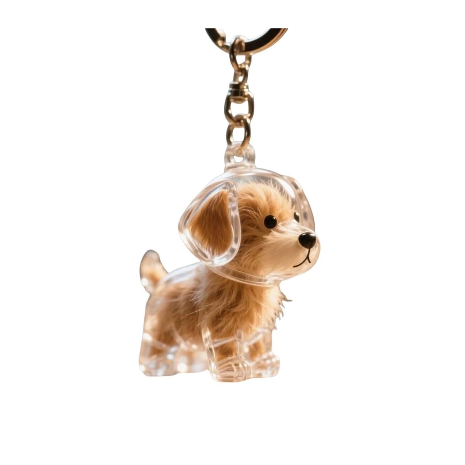 Pendentif mémoire EPMANN pour poils de chien, affichant un souvenir précieux.