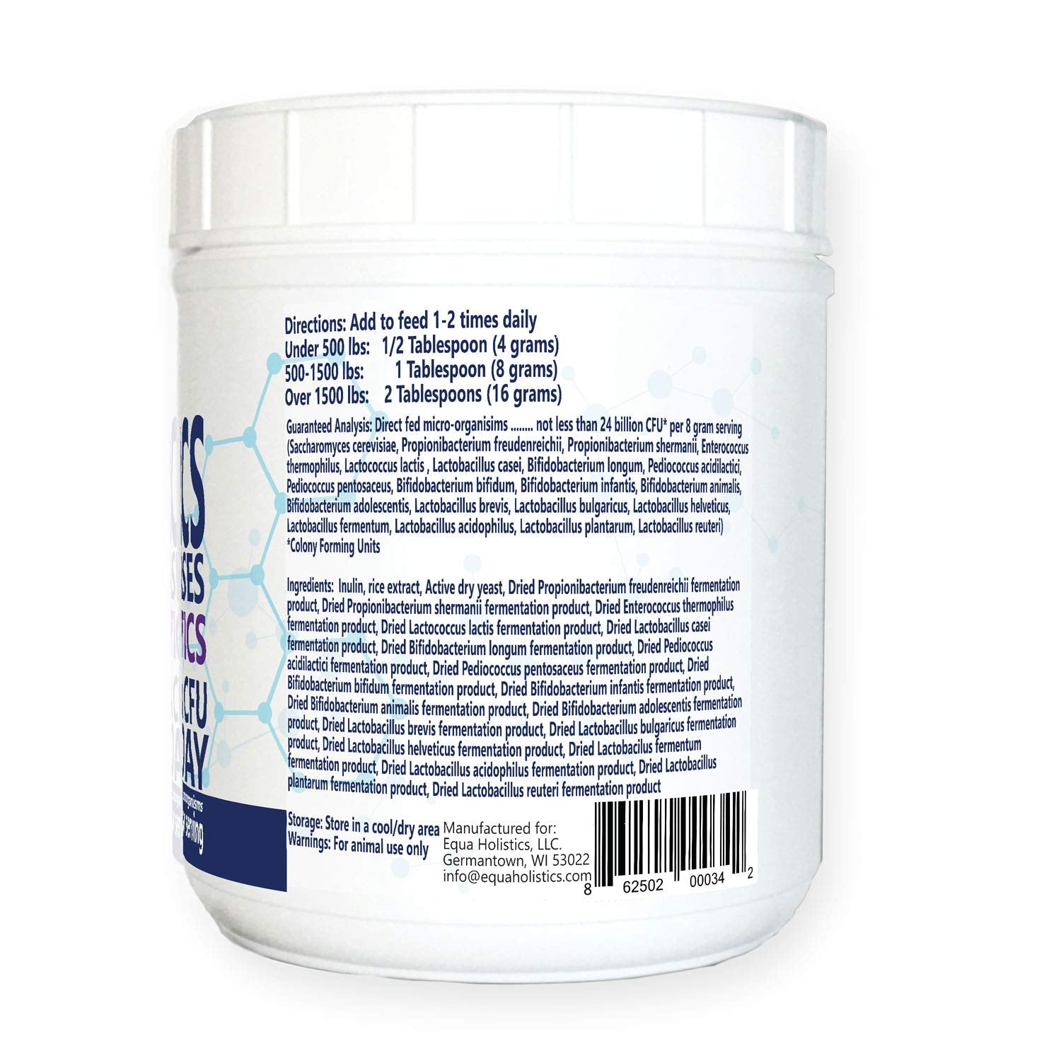 Équa Holistics application quotidienne sur nourriture, favorise le confort digestif.