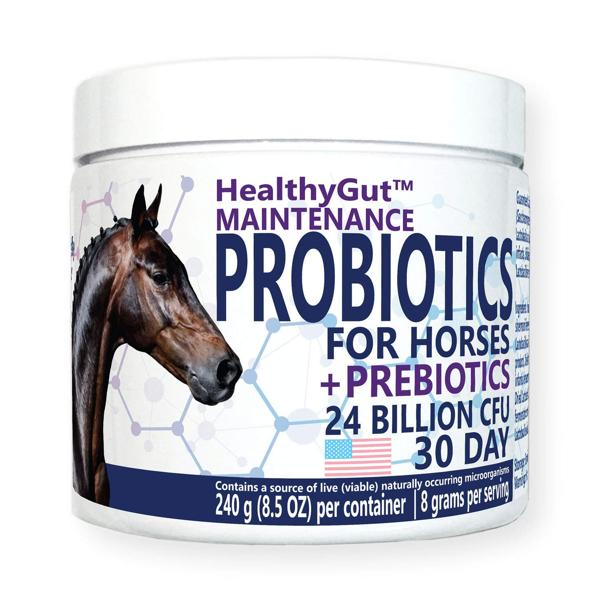 Emballage Equa Holistics HealthyGut, identification rapide et pratique.