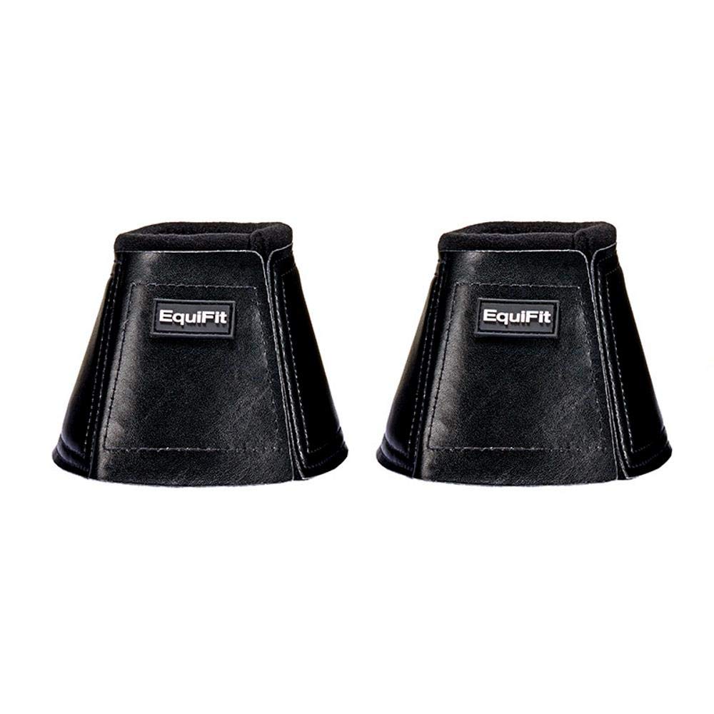 EquiFit Essential Bell Boots avec top en polaire pour entraînements, protection douce et ajustement sûr