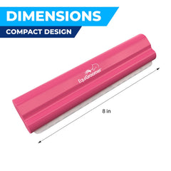 ÉquiGroomer dents-fines peau-sensible rose pour un brossage doux