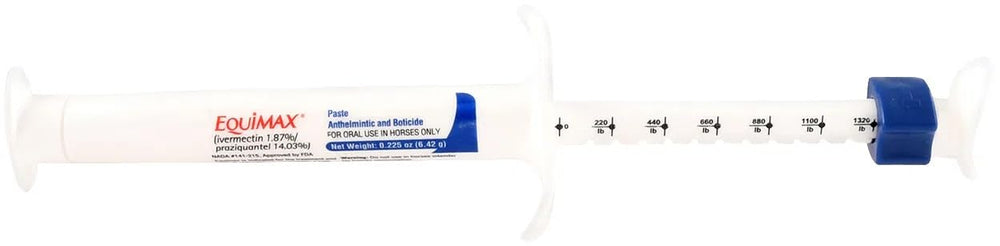L’applicateur plat Equimax assure une dose complète et limite le gaspillage.