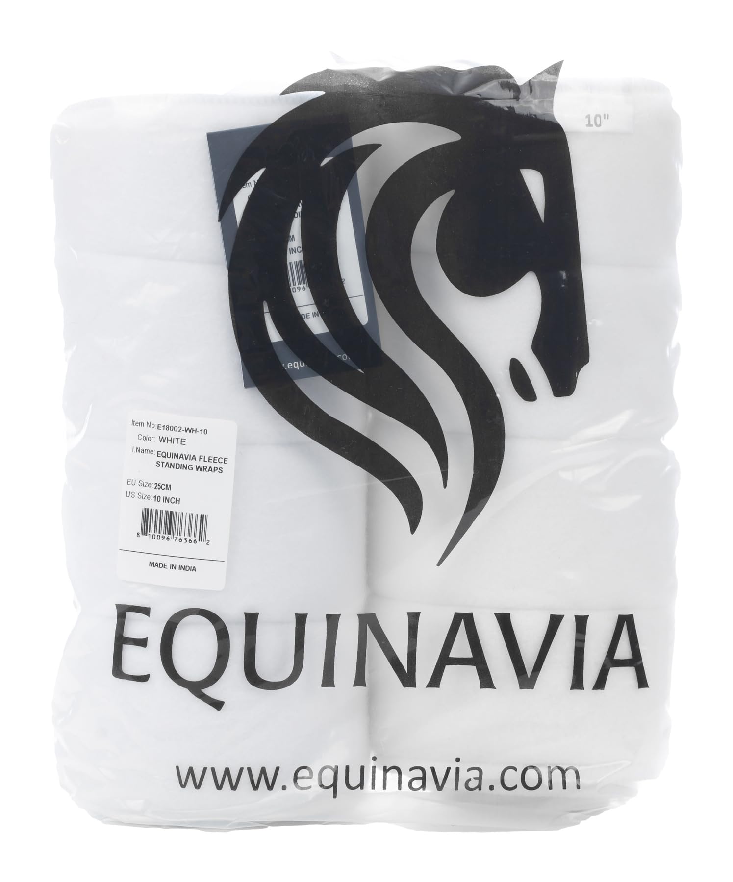Équinavia bandes jambe sans arc, vue générale montrant le maintien stable