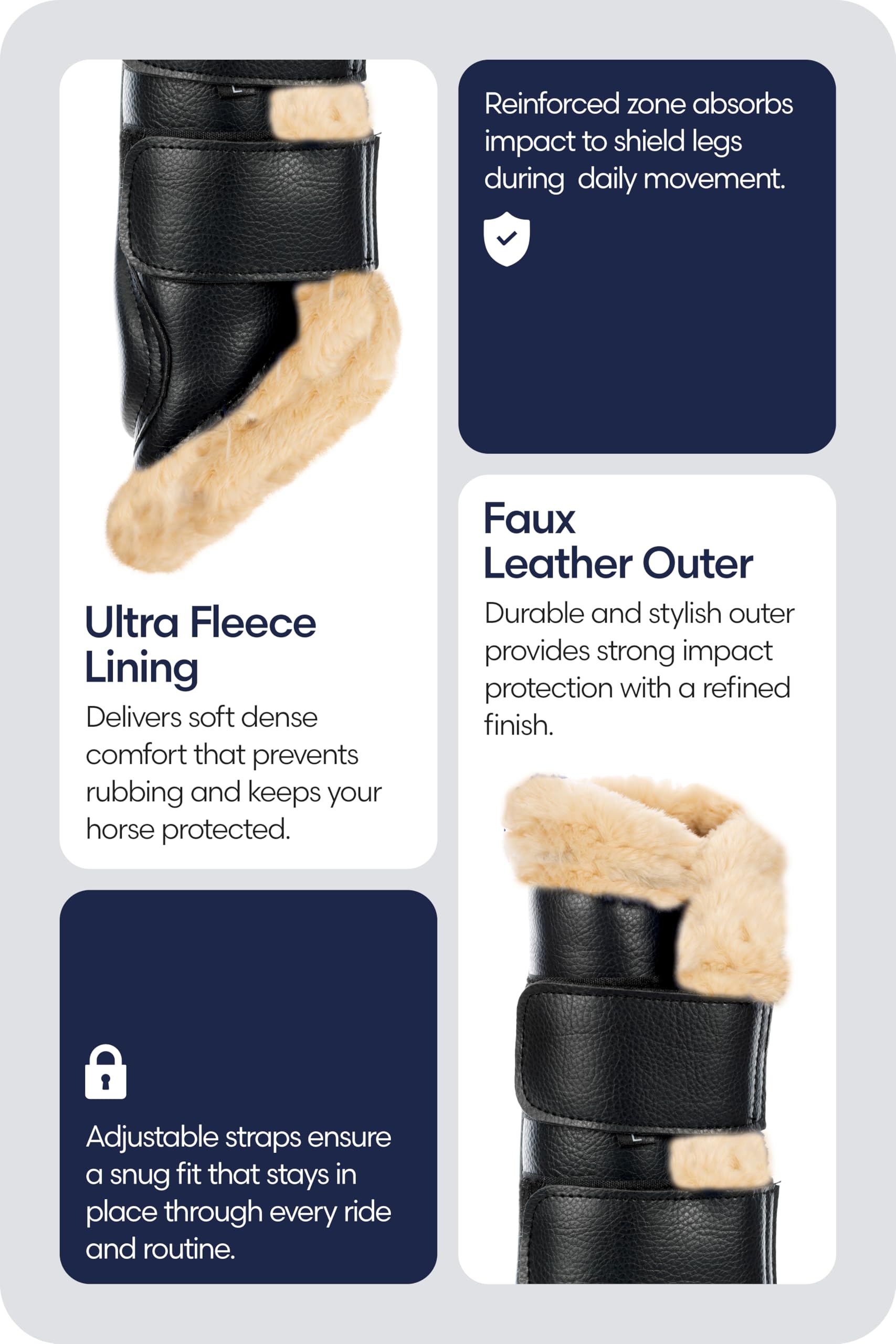 equinavia vali ultra: panneau frappe rembourré pour absorber les chocs.