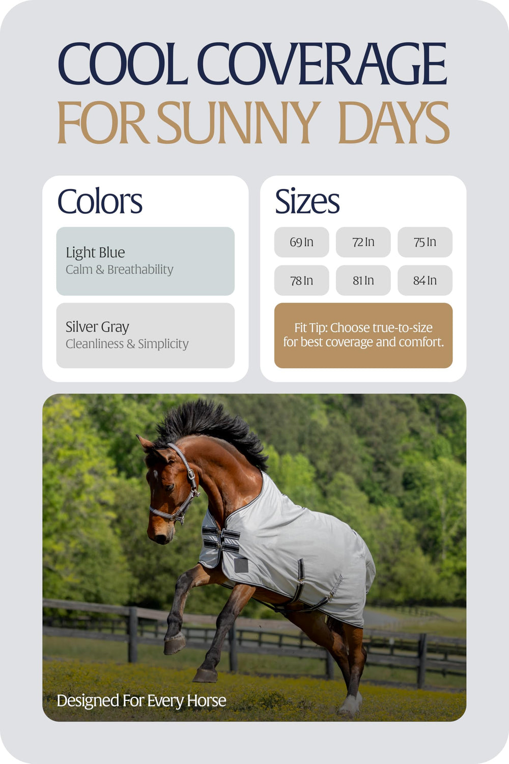Equinavia Gard mesh respirant pour ventilation et confort cheval