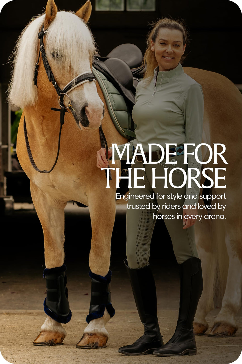 Equinavia Vali Ultra Fleece – fermetures auto-agrippantes faciles et sécurisées.