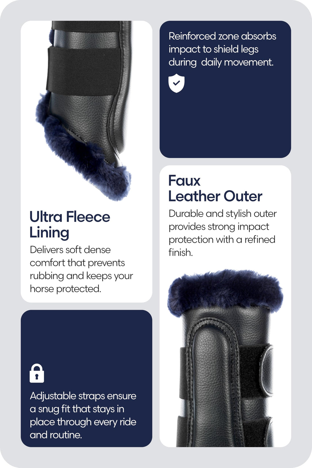 Equinavia Vali Ultra Fleece – conçu par paires pratiques pour cavalier.