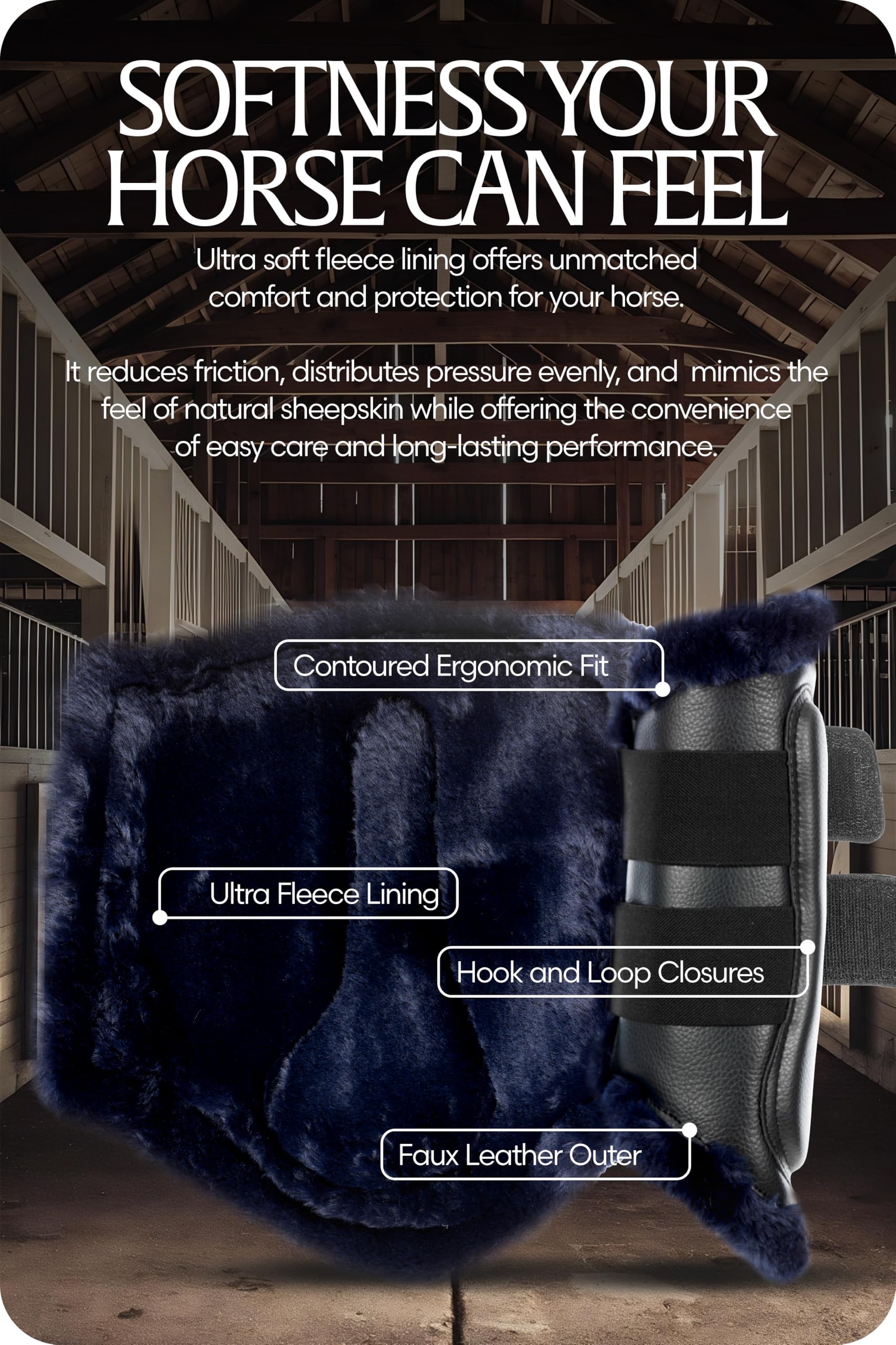 Equinavia Vali Ultra Fleece – protection contre les frottements lors des sorties.